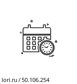 Calender icon design vector . Стоковая иллюстрация, агентство Ingram Publishing / Фотобанк Лори
