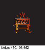 road blocker icon vector design. Стоковая иллюстрация, агентство Ingram Publishing / Фотобанк Лори