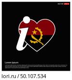 Angola flag design vector. Стоковая иллюстрация, агентство Ingram Publishing / Фотобанк Лори