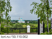 Видовая точка на Смоленский собор в Выездном. Редакционное фото, фотограф Илья Старков / Фотобанк Лори