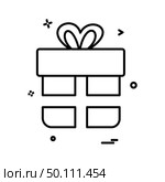 Giftbox icon design vector. Стоковая иллюстрация, агентство Ingram Publishing / Фотобанк Лори