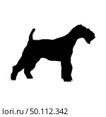 Fox-Terrier Dog Silhouette. Smooth Vector Illustration. Стоковая иллюстрация, агентство Ingram Publishing / Фотобанк Лори