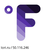Fahrenheit Degree Icon. Flat Color Ladder Design. Vector Illustration. Стоковая иллюстрация, агентство Ingram Publishing / Фотобанк Лори