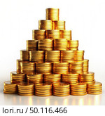 Stack of Gold Coins. Generative AI. Стоковое AI-изображение, AI-художник Roman Zavorotny / Фотобанк Лори