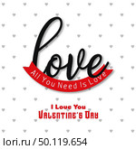 Happy Valentine’s day , Illustration of love, Valentine’s day set. Greeting card, poster, flyer, banner design. Стоковая иллюстрация, агентство Ingram Publishing / Фотобанк Лори