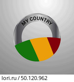 Mali My Country Flag badge. Стоковая иллюстрация, агентство Ingram Publishing / Фотобанк Лори