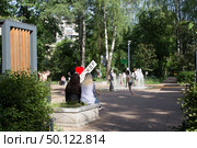 "Сухой" фонтан в Бабушкинском парке культуры и отдыха. Москва, Лосиноостровский район. Редакционное фото, фотограф Елена Орлова / Фотобанк Лори
