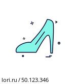 Ladies sandal icon design vector . Стоковая иллюстрация, агентство Ingram Publishing / Фотобанк Лори
