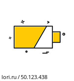 battery icon vector design. Стоковая иллюстрация, агентство Ingram Publishing / Фотобанк Лори