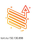 arrow downs up ups icon vector design. Стоковая иллюстрация, агентство Ingram Publishing / Фотобанк Лори