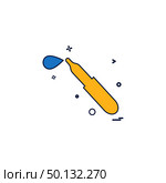 Dropper icon design vector. Стоковая иллюстрация, агентство Ingram Publishing / Фотобанк Лори