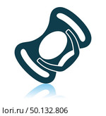 Baby Soother Icon. Shadow Reflection Design. Vector Illustration. Стоковая иллюстрация, агентство Ingram Publishing / Фотобанк Лори