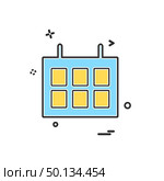 Calender icon design vector. Стоковая иллюстрация, агентство Ingram Publishing / Фотобанк Лори