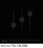 Equalizer icon . Стоковая иллюстрация, агентство Ingram Publishing / Фотобанк Лори