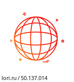 glob map icon vector design. Стоковая иллюстрация, агентство Ingram Publishing / Фотобанк Лори