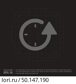Repeat Clock Icon. Стоковая иллюстрация, агентство Ingram Publishing / Фотобанк Лори