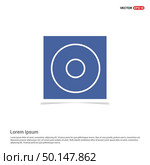 Disc Icon - Blue photo Frame. Стоковая иллюстрация, агентство Ingram Publishing / Фотобанк Лори
