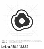 egg omelet icon . Стоковая иллюстрация, агентство Ingram Publishing / Фотобанк Лори
