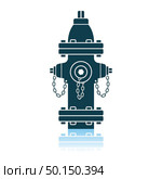 Fire Hydrant Icon. Shadow Reflection Design. Vector Illustration. Стоковая иллюстрация, агентство Ingram Publishing / Фотобанк Лори