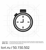 Clock Icon. Стоковая иллюстрация, агентство Ingram Publishing / Фотобанк Лори