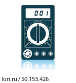 Multimeter Icon. Shadow Reflection Design. Vector Illustration. Стоковая иллюстрация, агентство Ingram Publishing / Фотобанк Лори