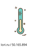 thermometer icon design vector. Стоковая иллюстрация, агентство Ingram Publishing / Фотобанк Лори