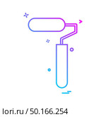 paint roller icon vector design. Стоковая иллюстрация, агентство Ingram Publishing / Фотобанк Лори