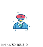 guard officer police policeman security user icon vector design. Стоковая иллюстрация, агентство Ingram Publishing / Фотобанк Лори