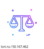 Libra icon design vector. Стоковая иллюстрация, агентство Ingram Publishing / Фотобанк Лори