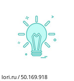 blub light electric icon vector design. Стоковая иллюстрация, агентство Ingram Publishing / Фотобанк Лори