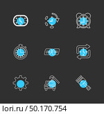 gear , setting , stopwatch , Watch , time , clock , alaram , day , timers , icon, vector, design,  flat,  collection, style, creative,  icons , setting , gear , . Стоковая иллюстрация, агентство Ingram Publishing / Фотобанк Лори