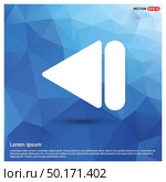Previous, back icon. Стоковая иллюстрация, агентство Ingram Publishing / Фотобанк Лори