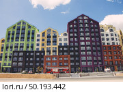 Крым, Евпатория, курорт, жилой дом, архитектура. Стоковое фото, фотограф Андрей Макаренко / Фотобанк Лори