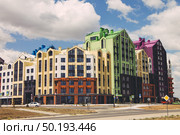 Крым, Евпатория, курорт, жилой дом, архитектура. Стоковое фото, фотограф Андрей Макаренко / Фотобанк Лори