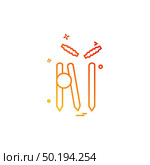 Cricket icon design vector. Стоковая иллюстрация, агентство Ingram Publishing / Фотобанк Лори