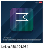 Flag mark icon. Стоковая иллюстрация, агентство Ingram Publishing / Фотобанк Лори
