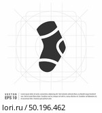 Icon socks. Стоковая иллюстрация, агентство Ingram Publishing / Фотобанк Лори