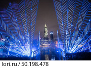 Shenzhen cityscape at night. Стоковое фото, агентство Ingram Publishing / Фотобанк Лори