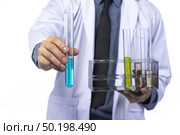 biofuel oil research in laboratory, biofuel energy power concept. Стоковое фото, агентство Ingram Publishing / Фотобанк Лори