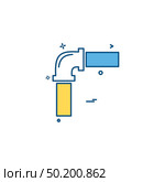 pipe labor labour water icon vector. Стоковая иллюстрация, агентство Ingram Publishing / Фотобанк Лори