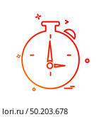Stop watch icon design vector. Стоковая иллюстрация, агентство Ingram Publishing / Фотобанк Лори