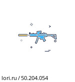 Gun icon design vector . Стоковая иллюстрация, агентство Ingram Publishing / Фотобанк Лори