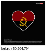 Angola flag design vector. Стоковая иллюстрация, агентство Ingram Publishing / Фотобанк Лори