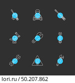error , wrench , screw driver , hardware , tools , constructions , labour , icon, vector, design,  flat,  collection, style, creative,  icons , wrench , work , . Стоковая иллюстрация, агентство Ingram Publishing / Фотобанк Лори