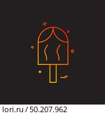 Icecream icon design vector. Стоковая иллюстрация, агентство Ingram Publishing / Фотобанк Лори
