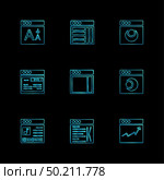 website , web , user interface , web app , internet , website , dwonloading , uploading, user design , icon, vector, design,  flat,  collection, style, creative,  icons , . Стоковая иллюстрация, агентство Ingram Publishing / Фотобанк Лори