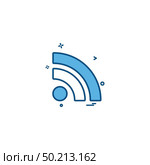 Wifi icon design vector . Стоковая иллюстрация, агентство Ingram Publishing / Фотобанк Лори