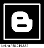 Blogger icon design vector. Стоковая иллюстрация, агентство Ingram Publishing / Фотобанк Лори