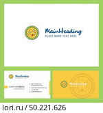 Bacteria on plate  Logo design with Tagline & Front and Back Busienss Card Template. Vector Creative Design. Стоковая иллюстрация, агентство Ingram Publishing / Фотобанк Лори
