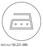 Ironing is allowed high temperature to two hundred 200 degrees Clothes care symbols Washing concept Laundry sign icon in circle round outline black color vector illustration flat style simple image. Ironing is allowed high temperature to two hundred 200 degrees Clothes care symbols Washing concept Laundry sign icon in circle round outline black color vector illustration flat style image. Стоковая иллюстрация, агентство Ingram Publishing / Фотобанк Лори